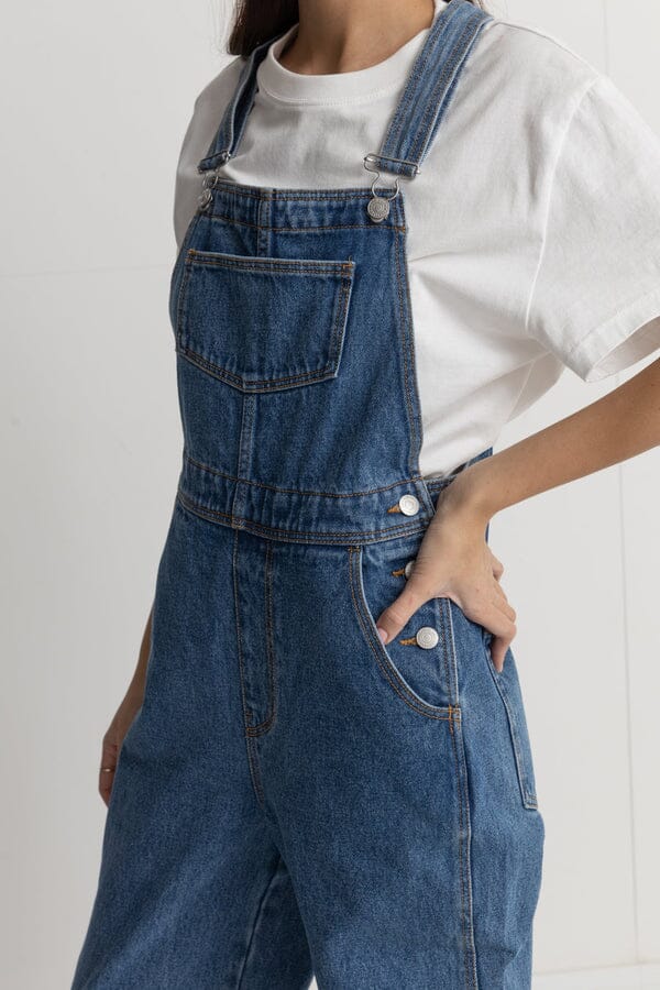 Rhythm Patch Denim Overalls