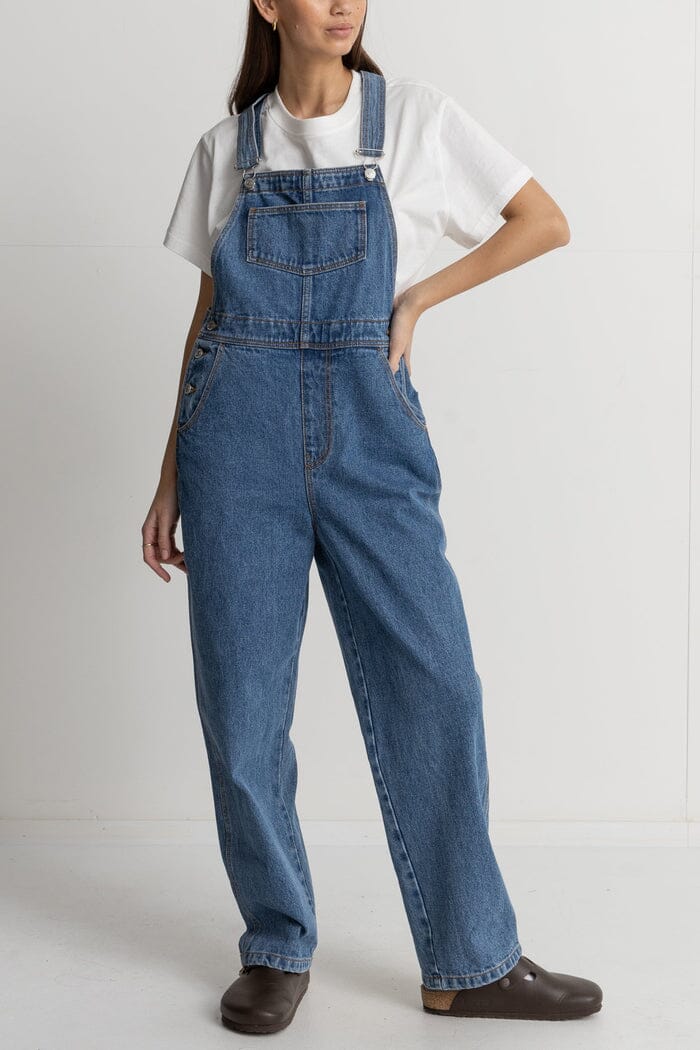 Rhythm Patch Denim Overalls