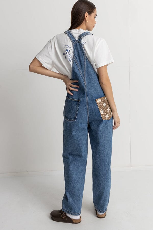 Rhythm Patch Denim Overalls