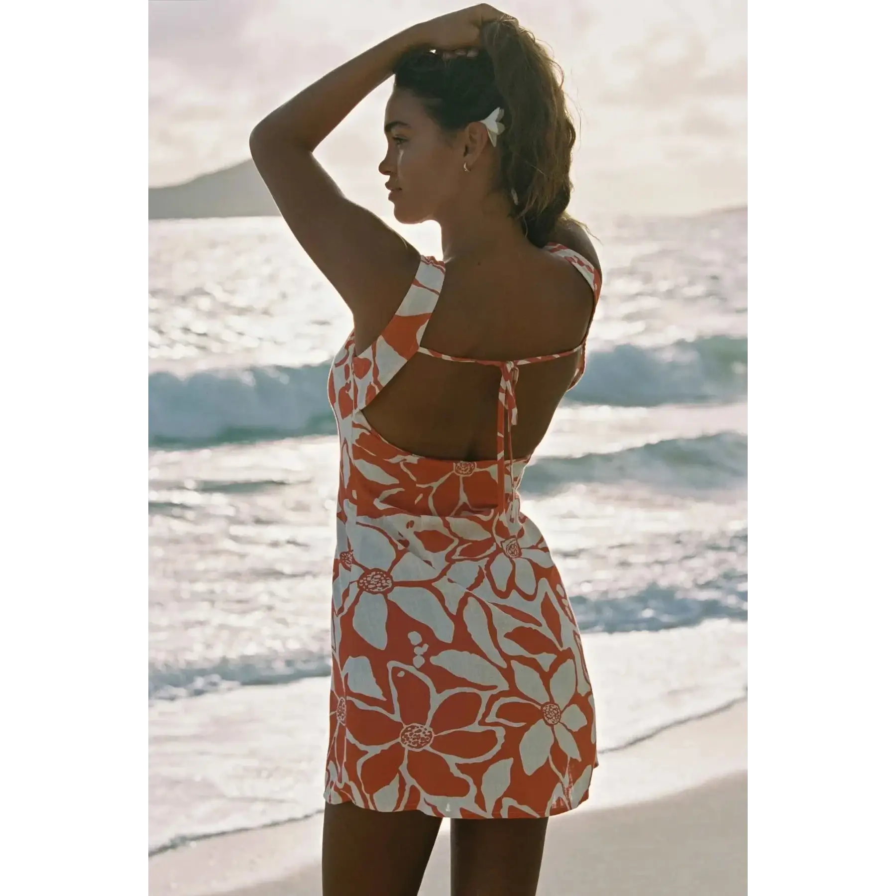 Rhythm Poppy Tie Back Mini Dress