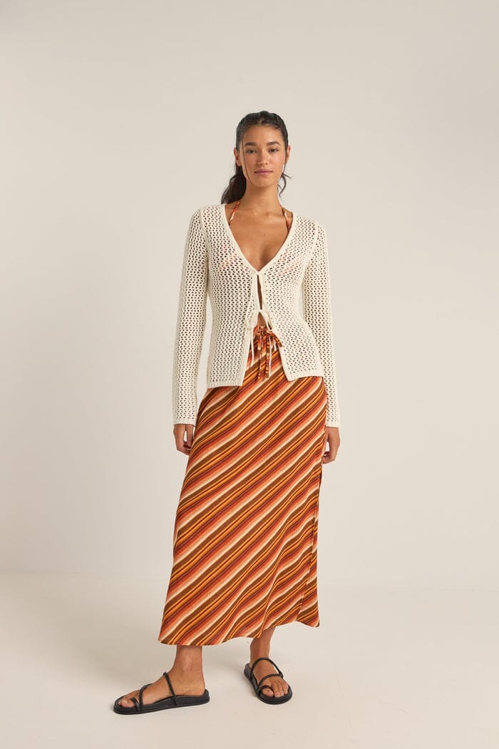 Rhythm Seashell Tie Front Top