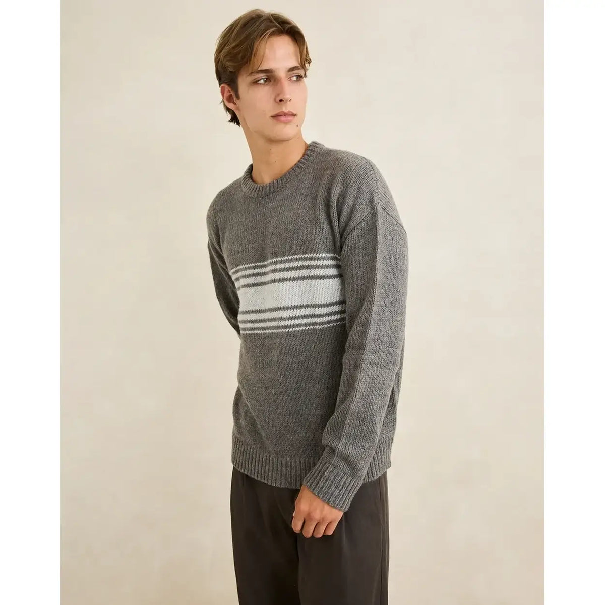 Rhythm Strata Knit - Charcoal