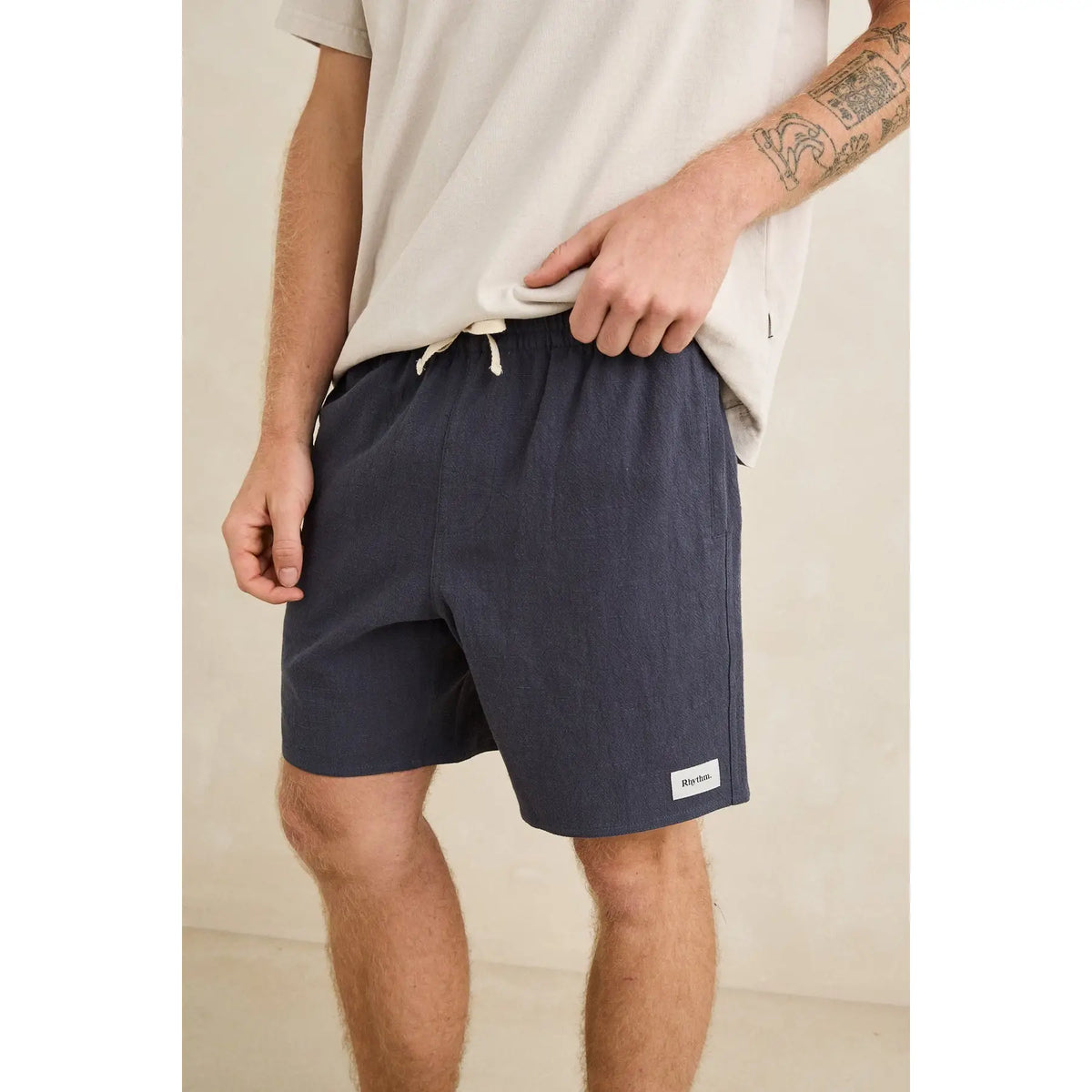 Rhythm Textured Linen Jam Shorts