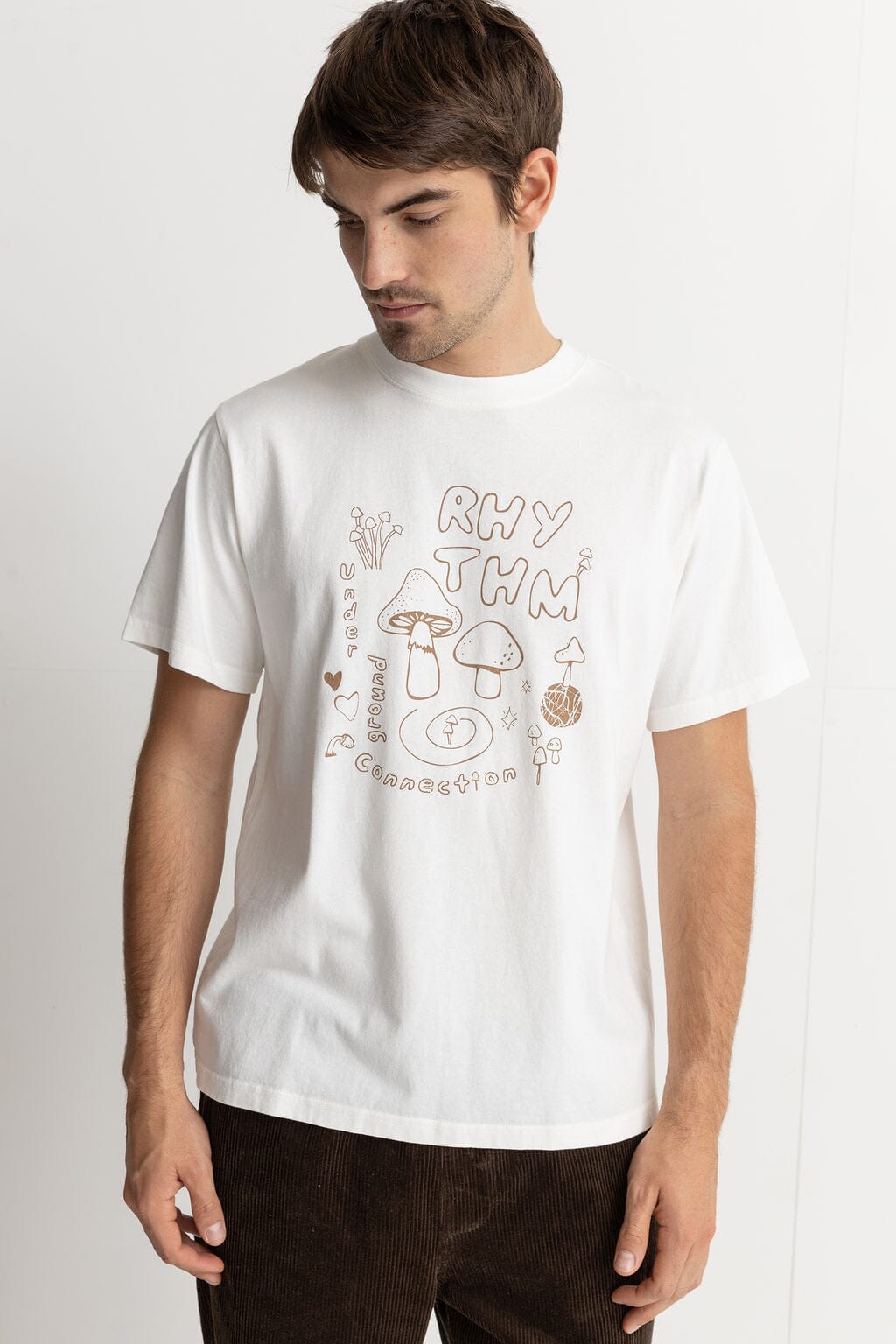 Rhythm Underground Vintage T-Shirt Vintage White S