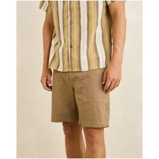 Rhythm Worn Path Ripstop Shorts - Fatigue