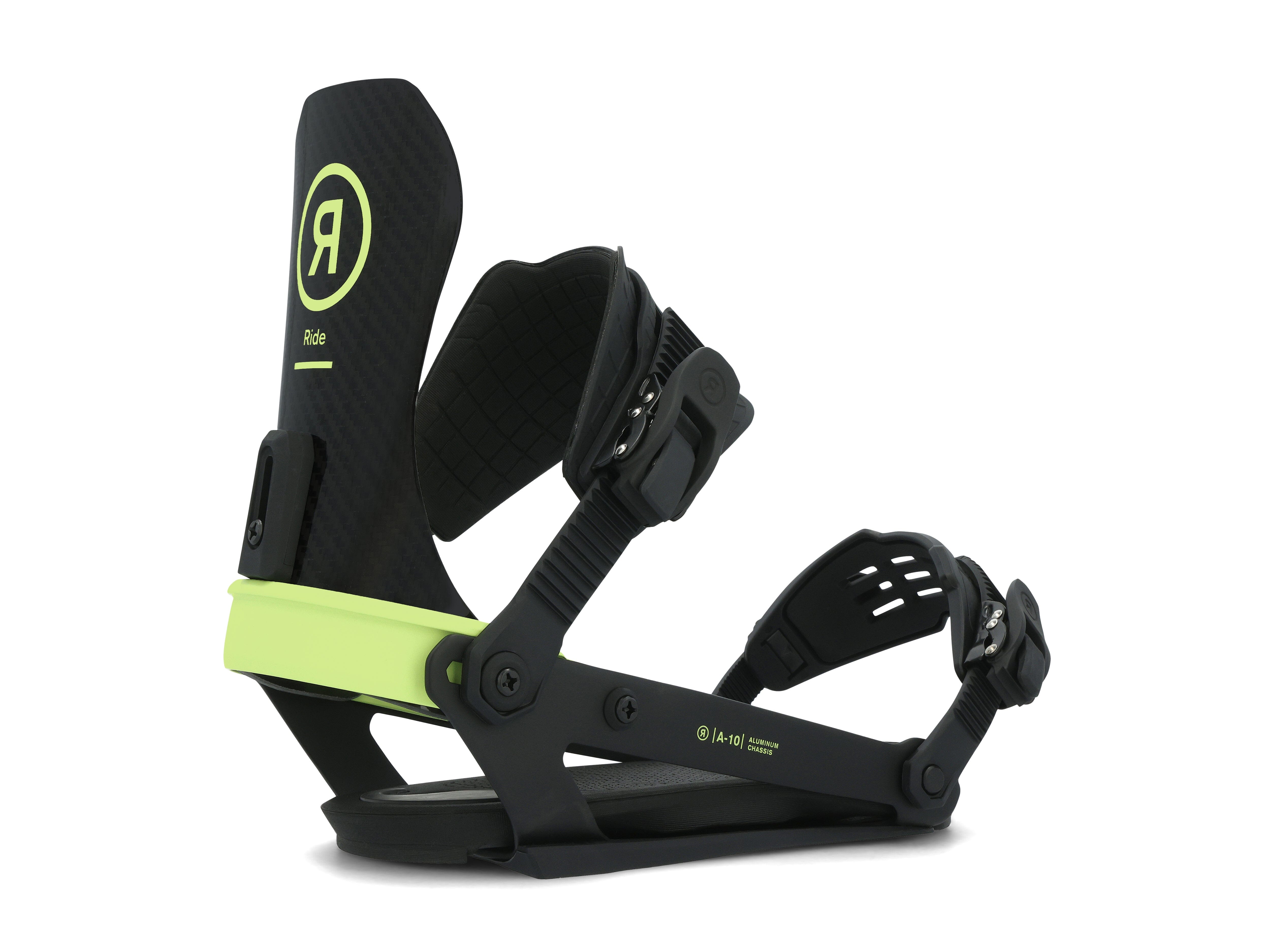 Ride A-10 Snowboard Bindings 2024 Lime M