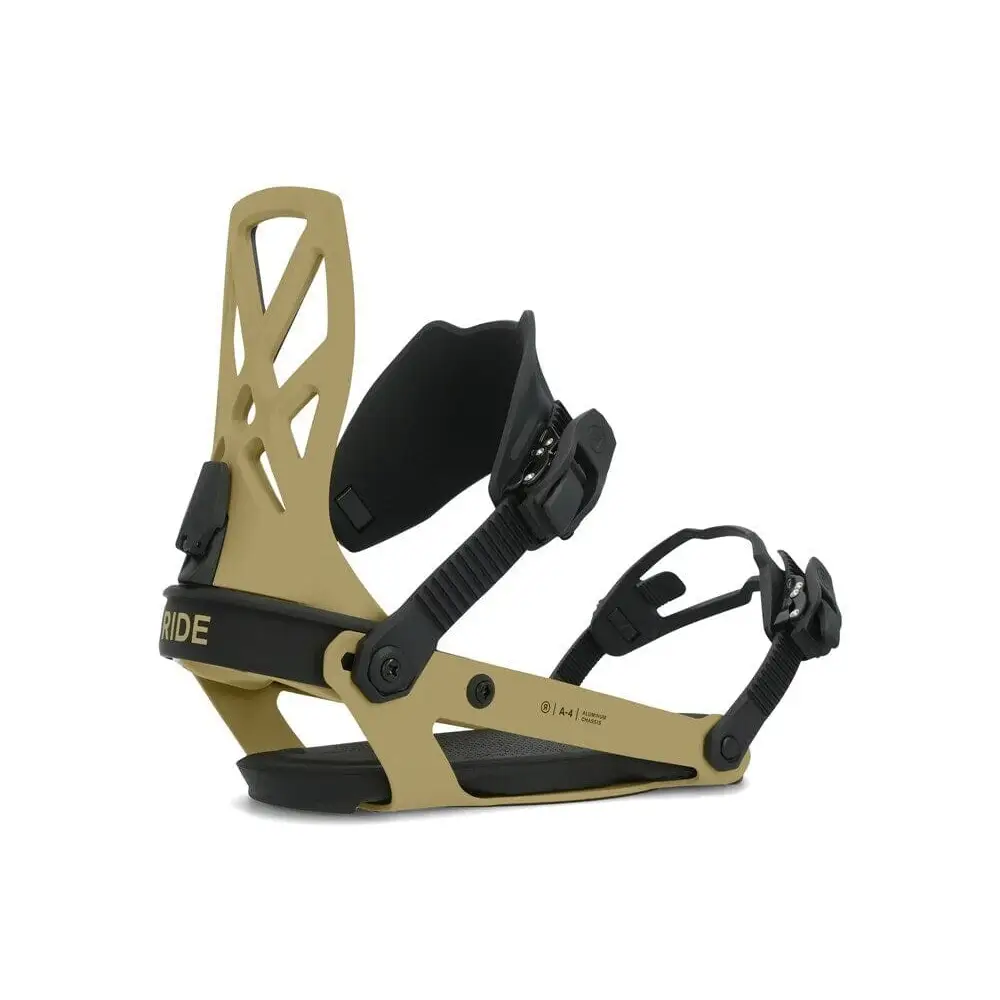 Ride A-4 Snowboard Bindings 2025 - Olive