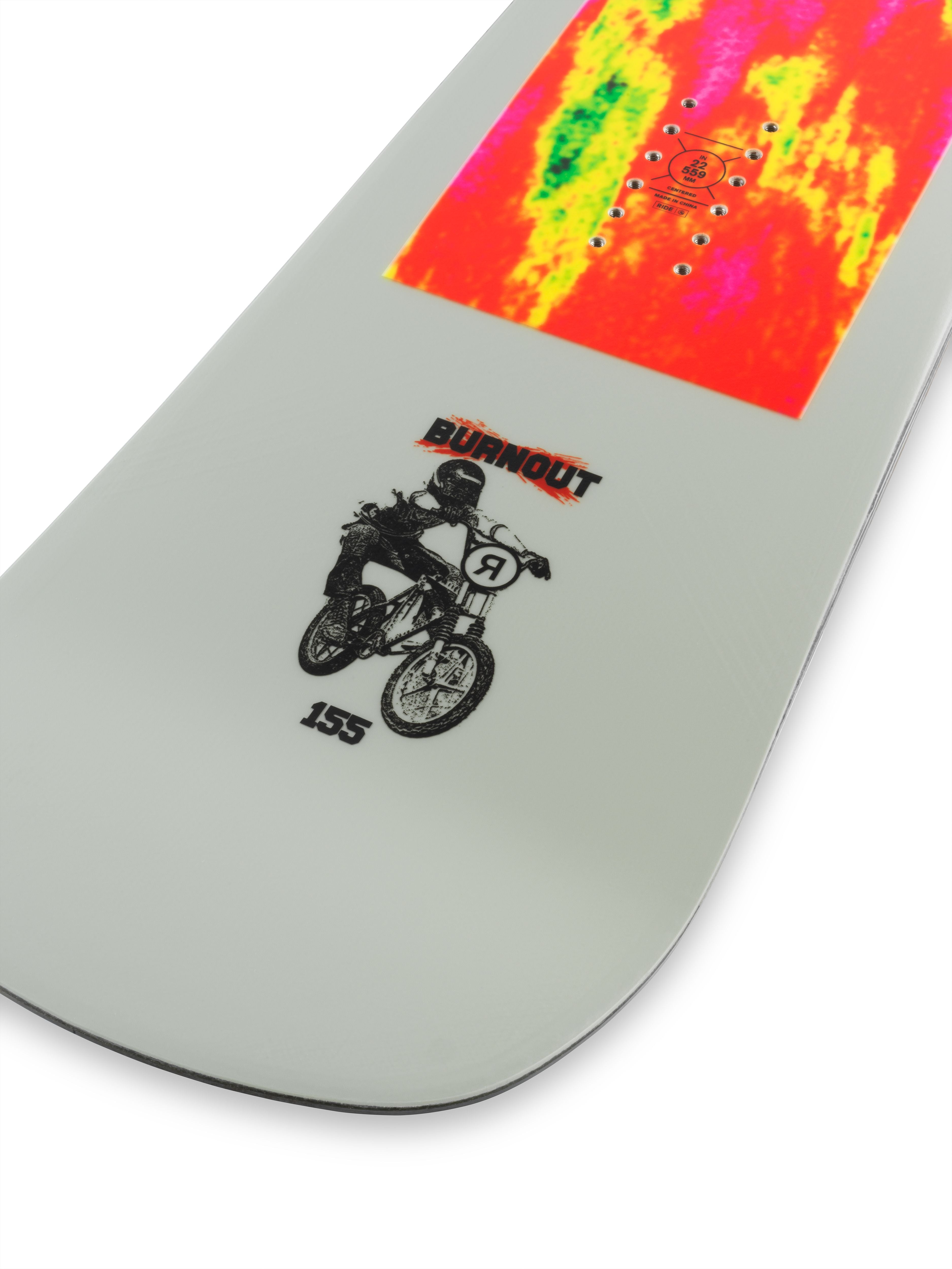 Ride Burnout Wide Snowboard 2026