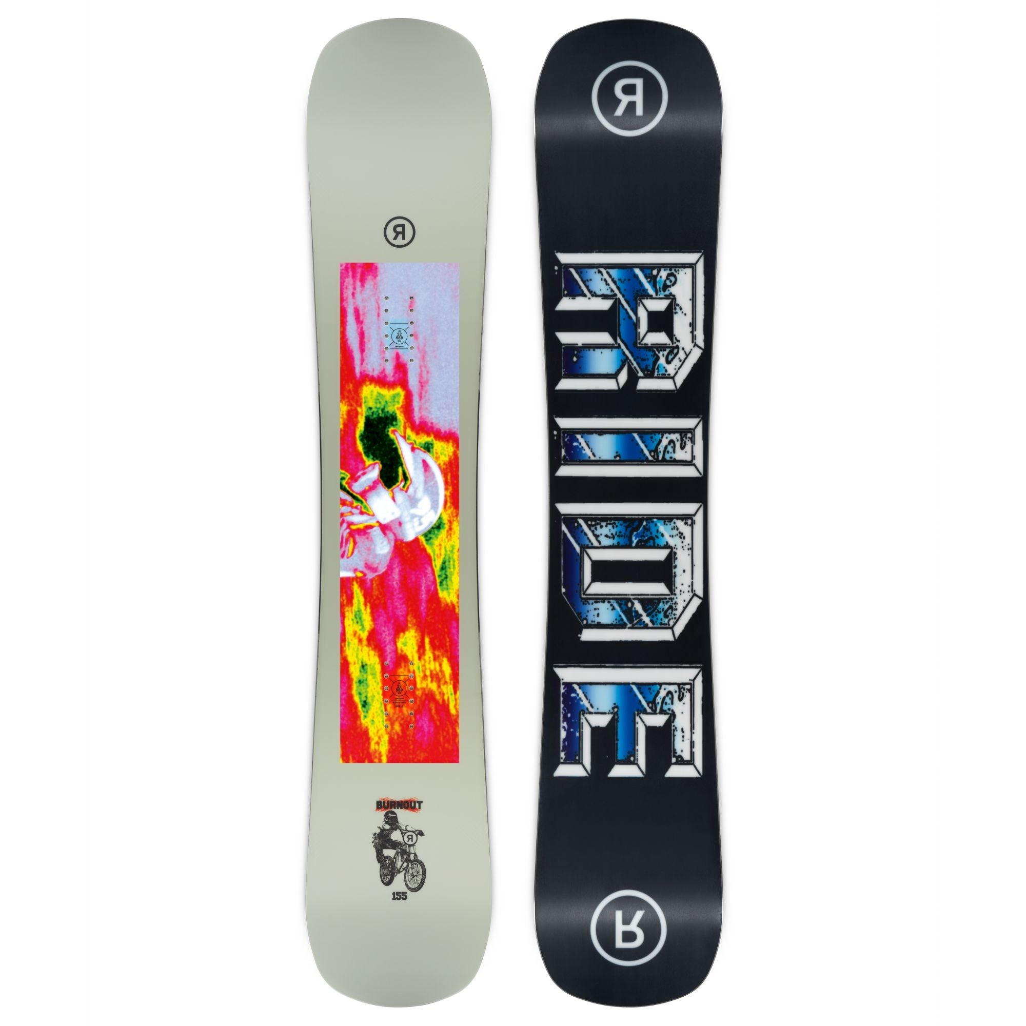 Ride Burnout Wide Snowboard 2026