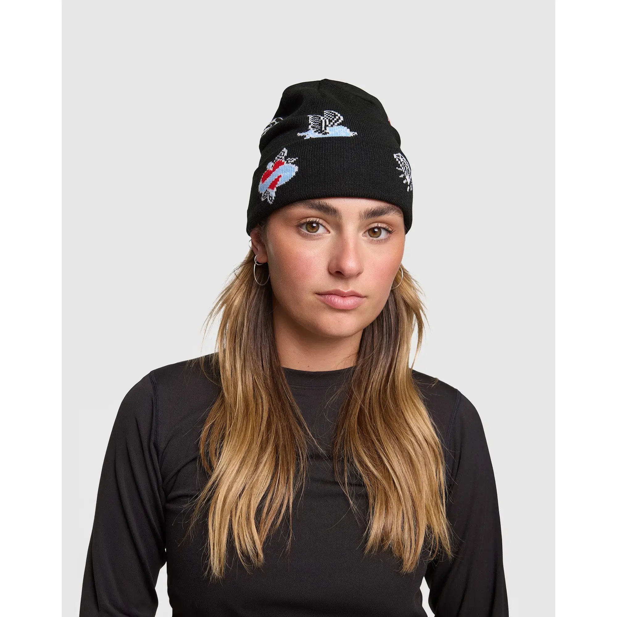 Rojo Blue Bird Dayz Beanie