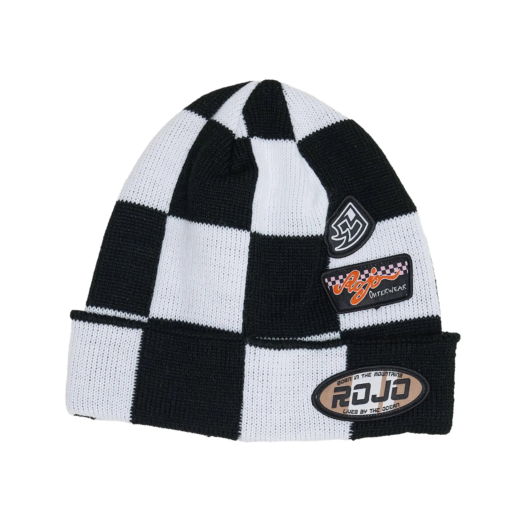 Rojo Check Beanie