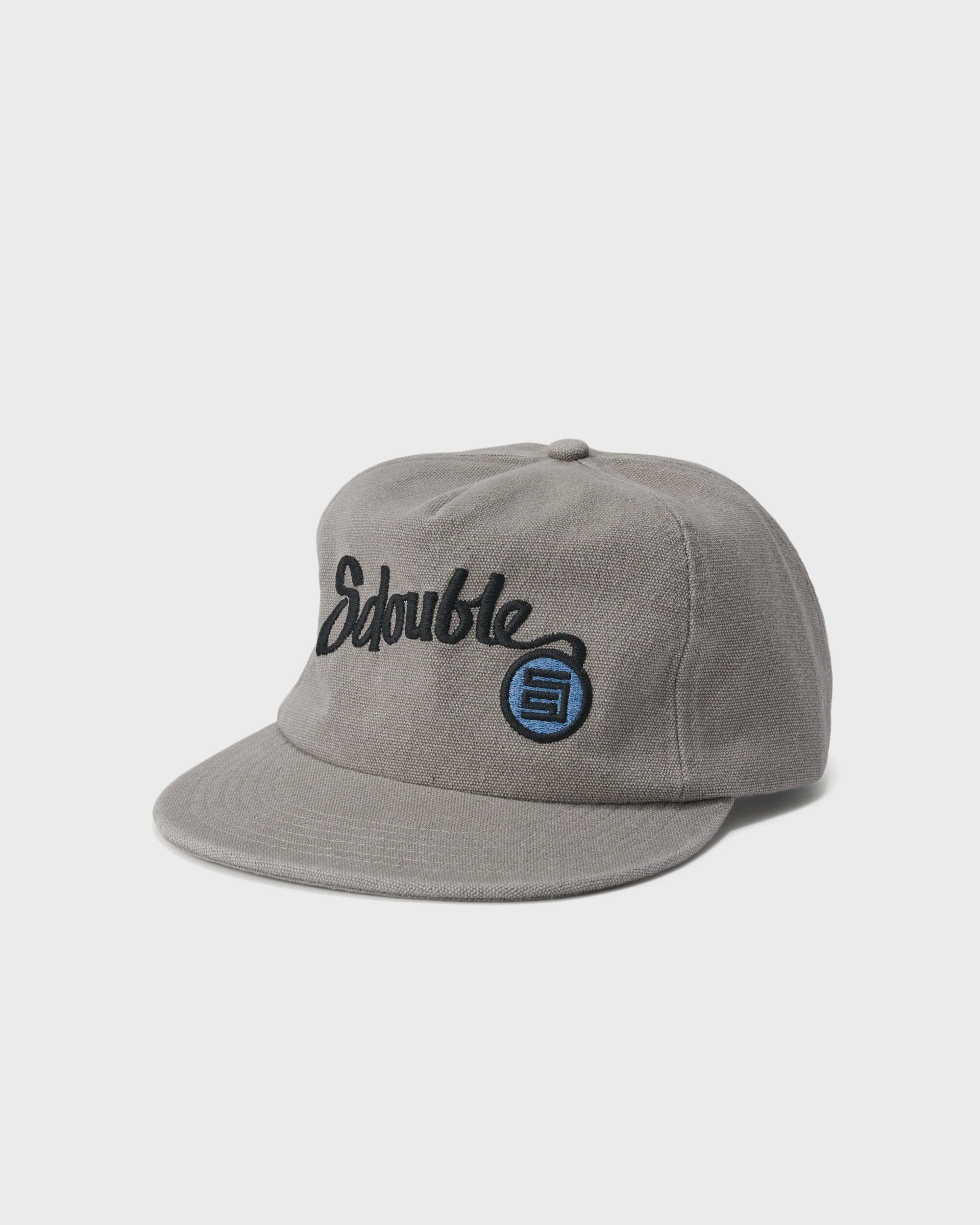 S Double Canvas Cap - Grey