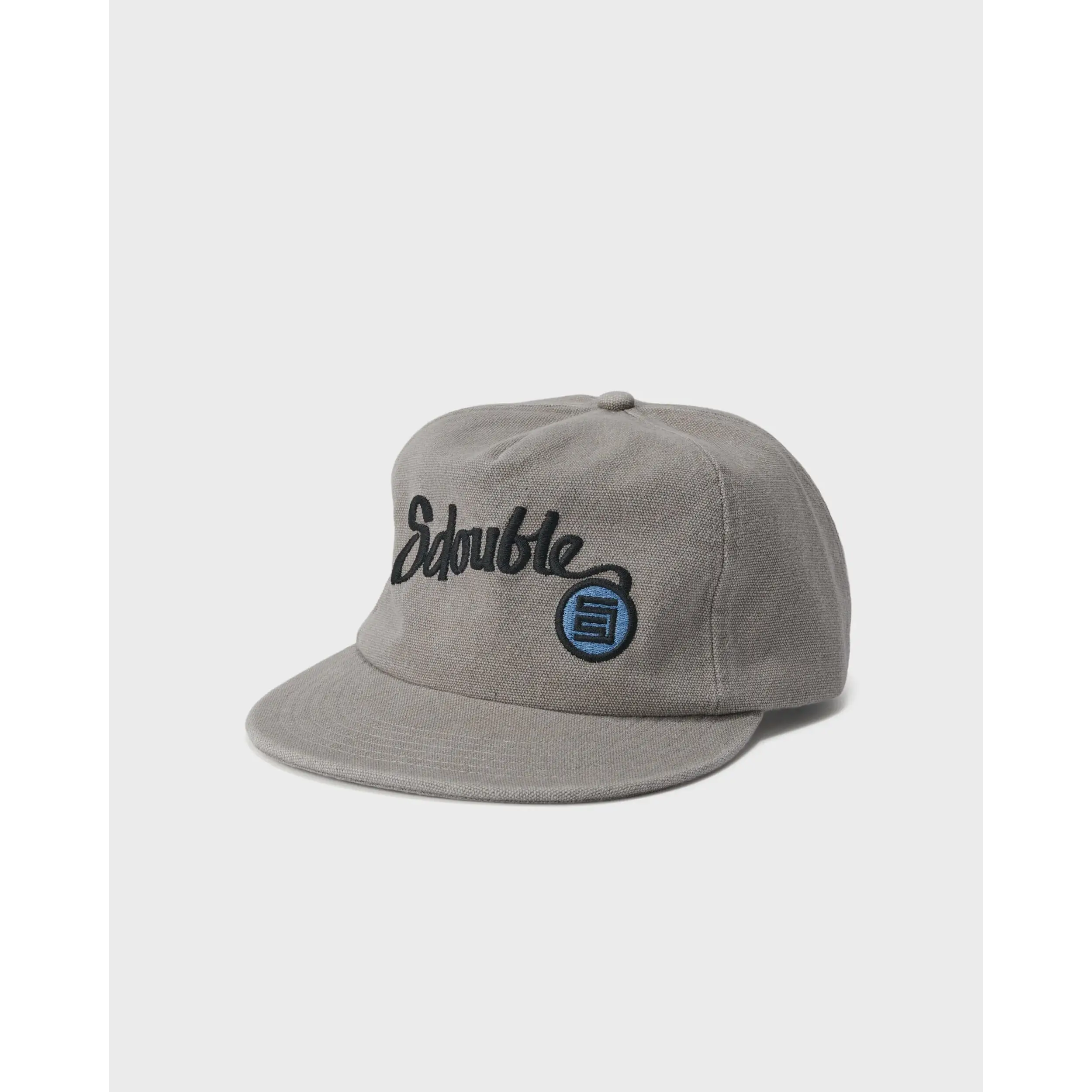 S Double Canvas Cap - Grey