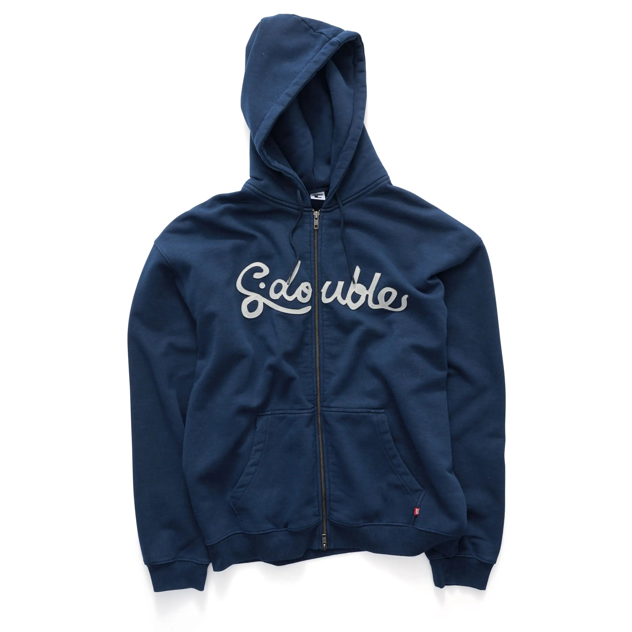 S Double Cursive Zip Hoodie