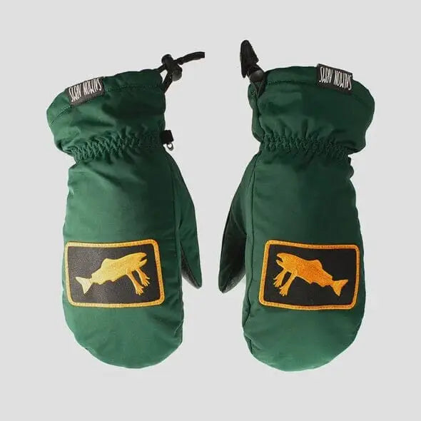 Salmon Arms Classic Mitt - Logo Green / Orange