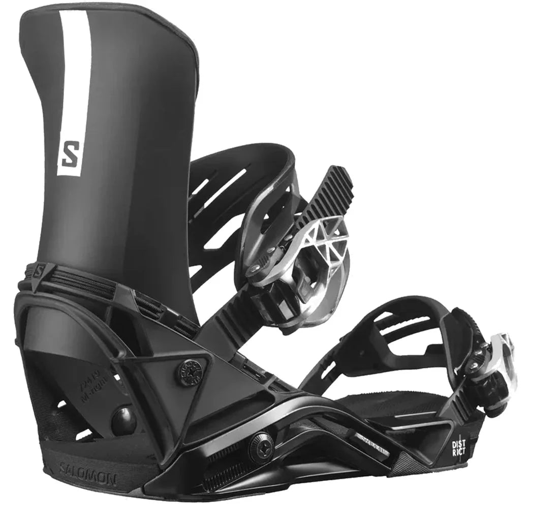 Salomon District Snowboard Bindings 2024 Black M