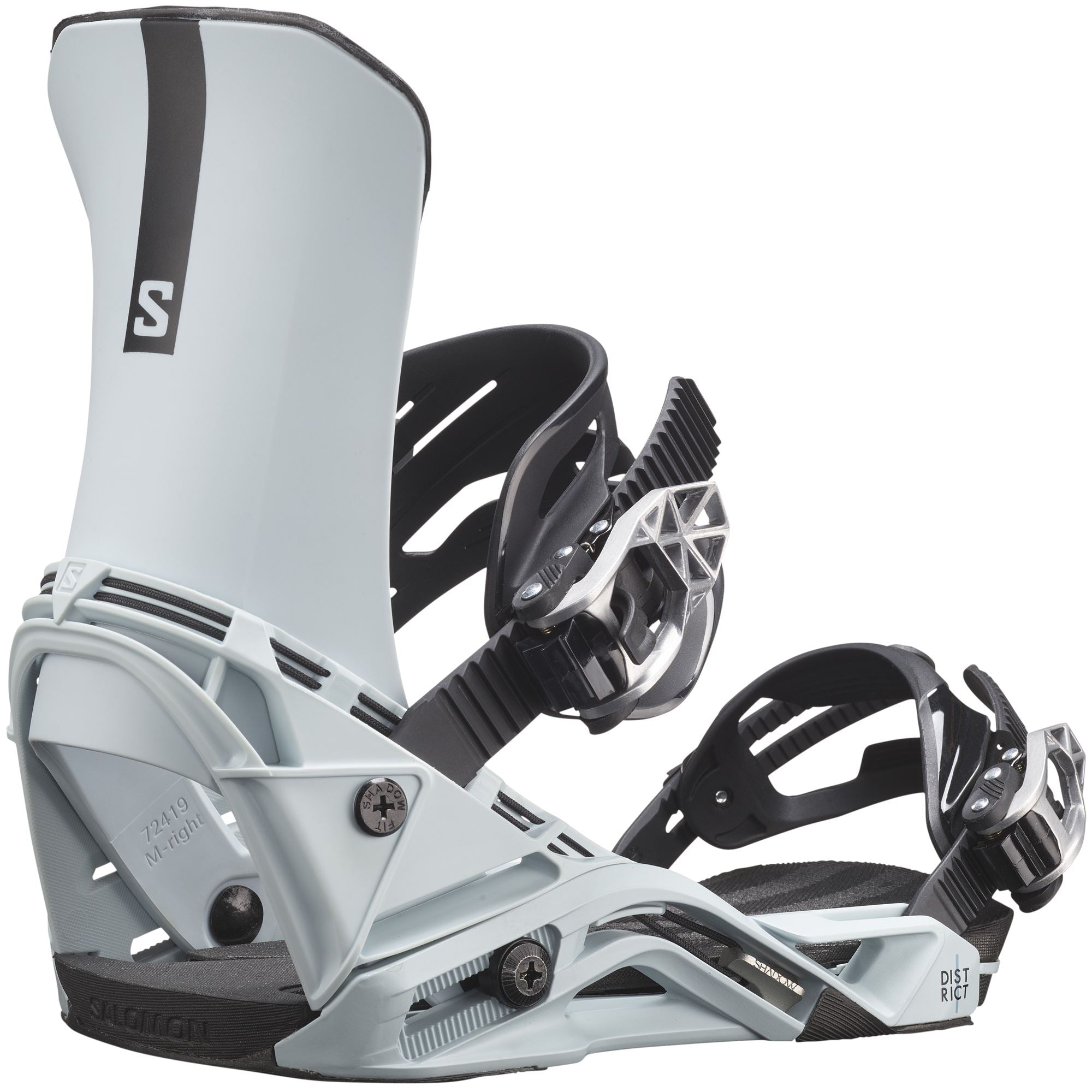 Salomon District Snowboard Bindings 2024 Stirling Blue S