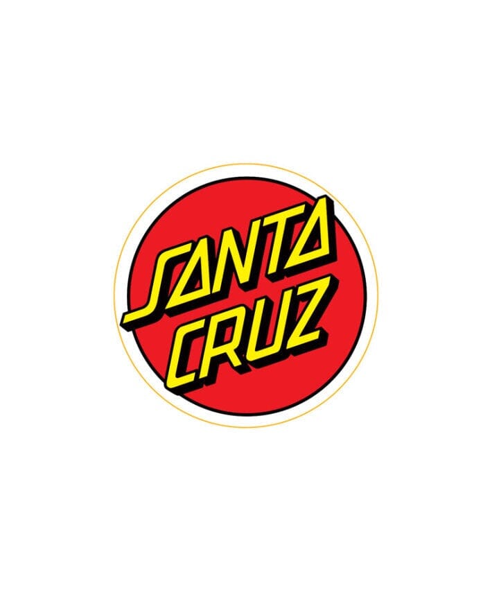 Santa Cruz Classic Dot  Decal Sticker