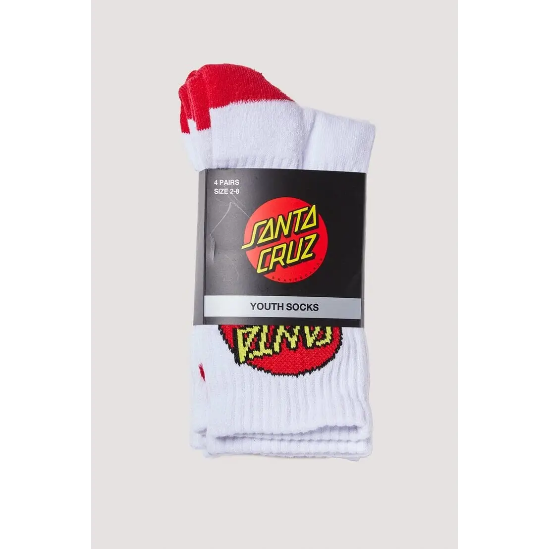 Santa Cruz Classic Dot Youth Socks 4-Pack