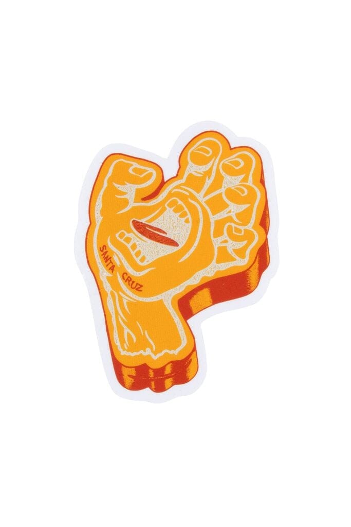 Santa Cruz Screaming Foam Hand Sticker