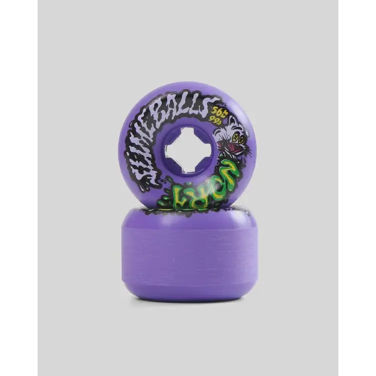 Santa Cruz Slime Balls Nora Vasconcellos Guest Vomit Mini 99A Purple Skate Wheels