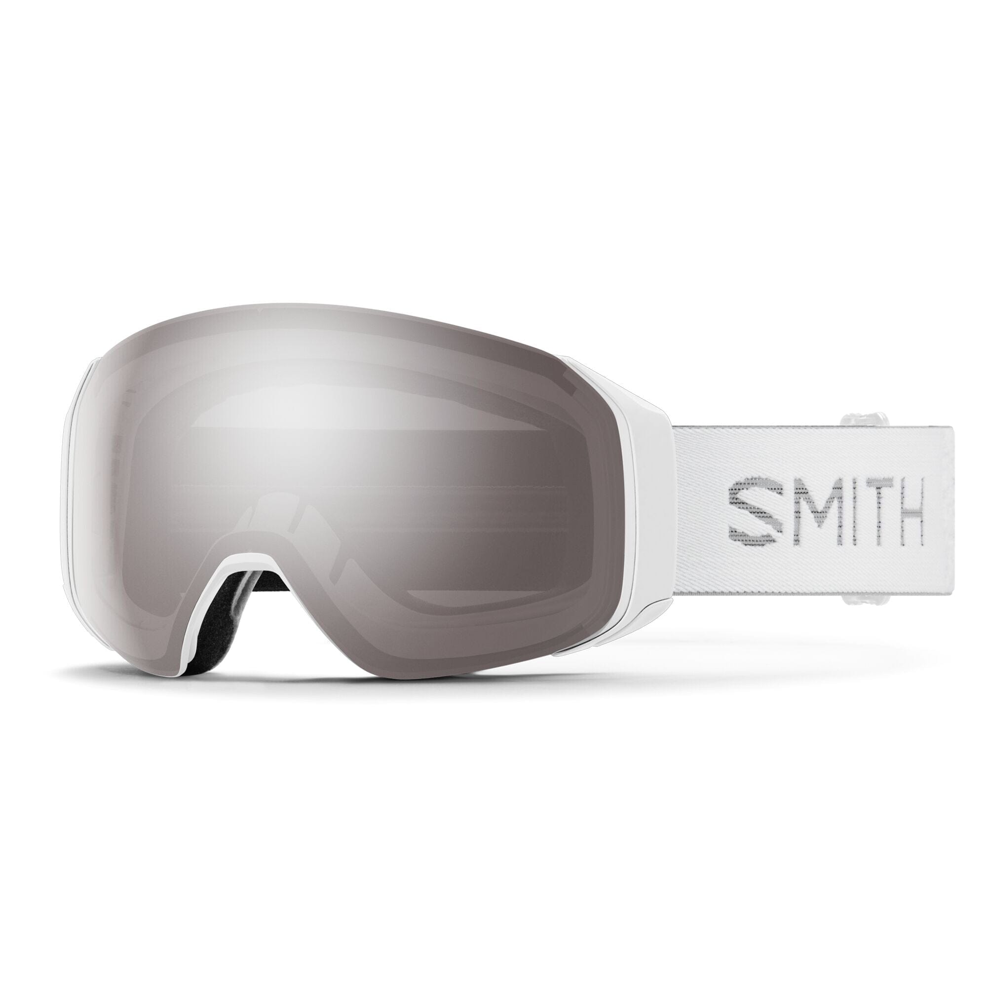 Smith 4D MAG S Snow Goggle 2025 White Chunky Knit / Sun Platinum / Storm Blue