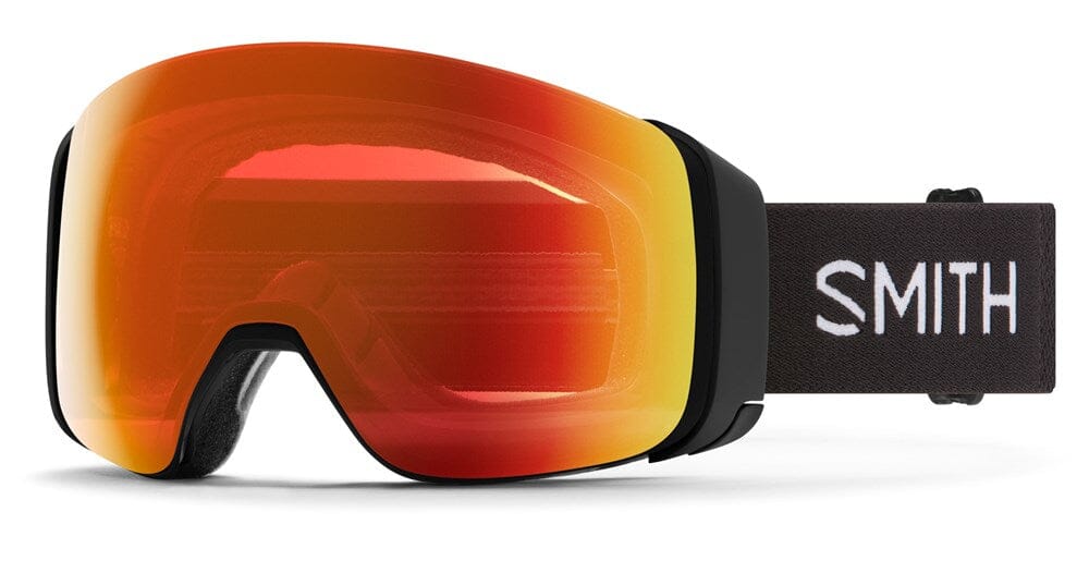 Smith 4D MAG Snow Goggles 2024 Black ChromaPop Everyday Red Mirror 25% VLT / ChromaPop Storm Yellow Flash 65% VLT