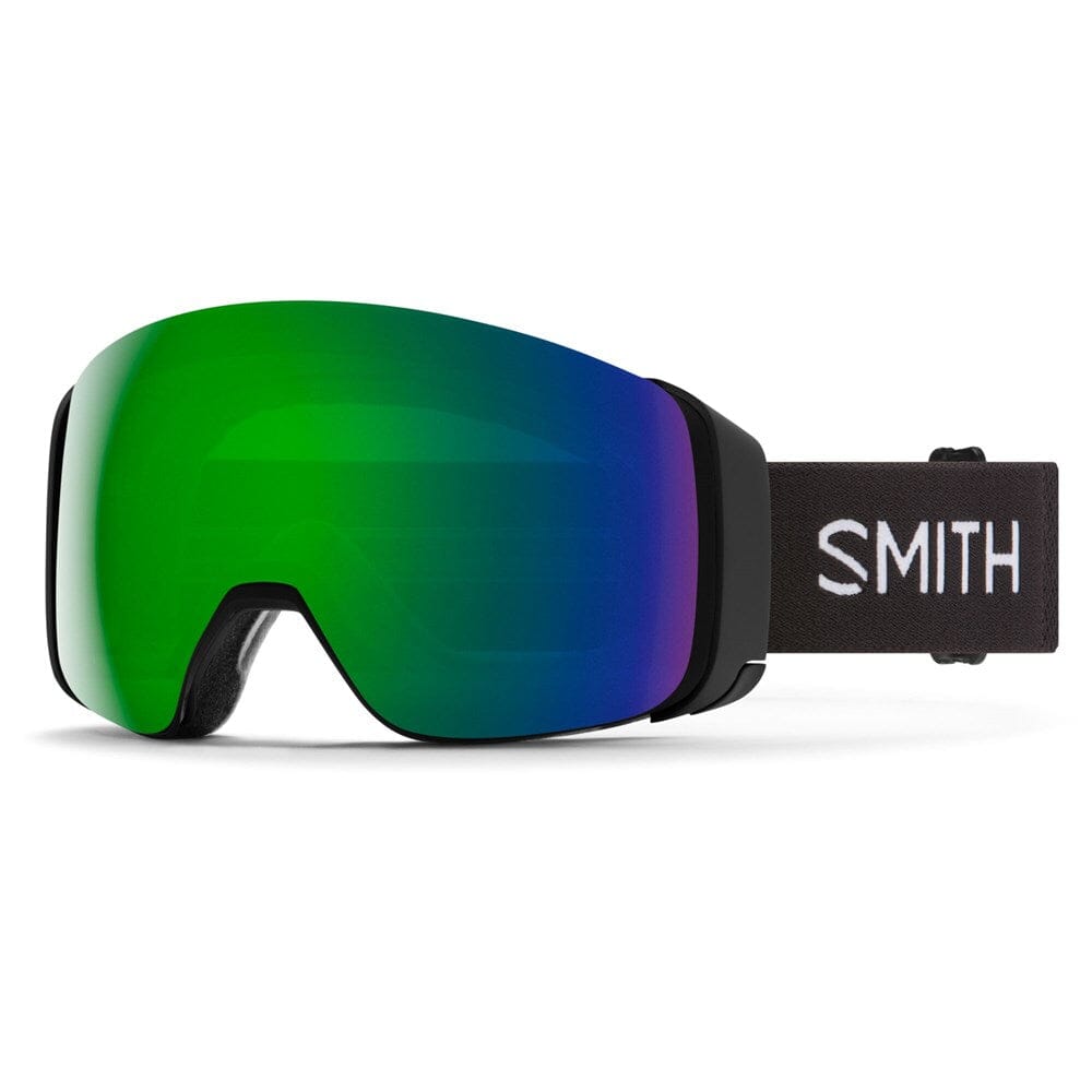Smith 4D MAG Snow Goggles 2024 Black ChromaPop Sun Green Mirror 9% VLT / ChromaPop Storm Rose Flash 50% VLT