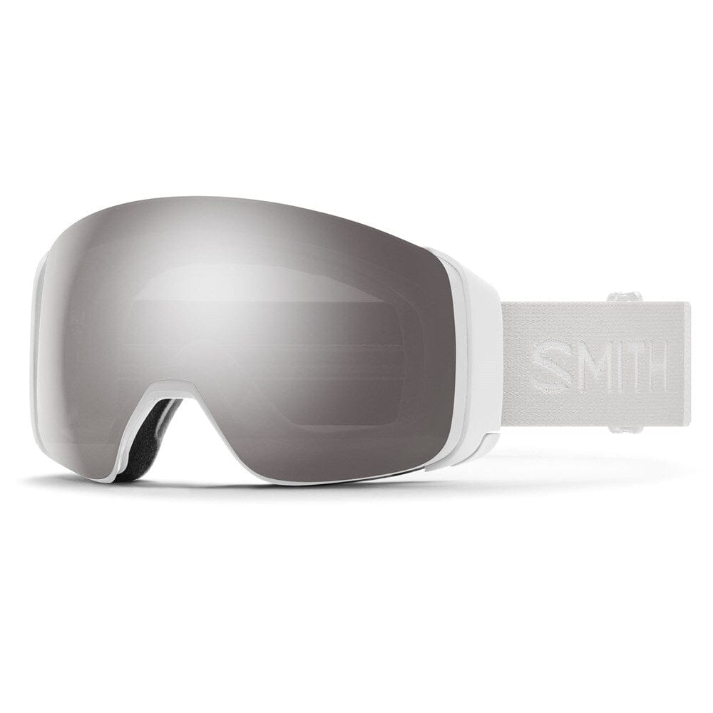 Smith 4D MAG Snow Goggles 2024 White Vapor ChromaPop Sun Platinum Mirror 13% VLT / ChromaPop Storm Blue Sensor Mirror 55% VLT