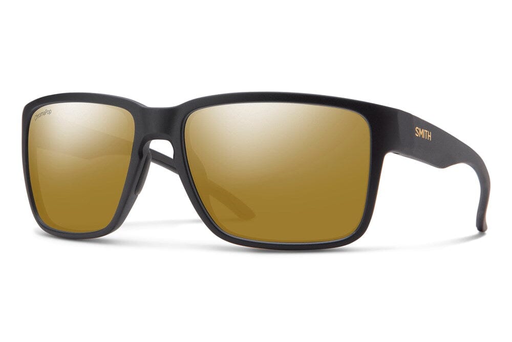 Smith Emerge Polarised Sunglasses Matte Black / CP Polarised Bronze Mirror