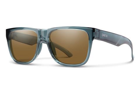 Smith Lowdown 2 Polarised Sunglasses Crystal Stone Green / CP Polarised Brown