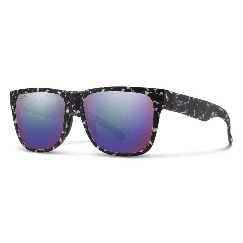 Smith Lowdown 2 Polarised Sunglasses Matte Black Marble / CP Polarised Violet Mirror