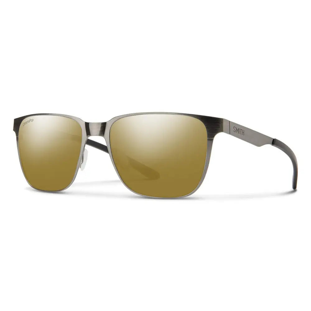 Smith Lowdown Metal Polarised Sunglasses Brushed Gunmetal / CP Polarised Bronze Mirror