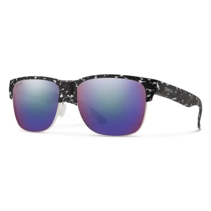 Smith Lowdown Split Polarised Sunglasses Black Marble / CP Polarised Violet Mirror