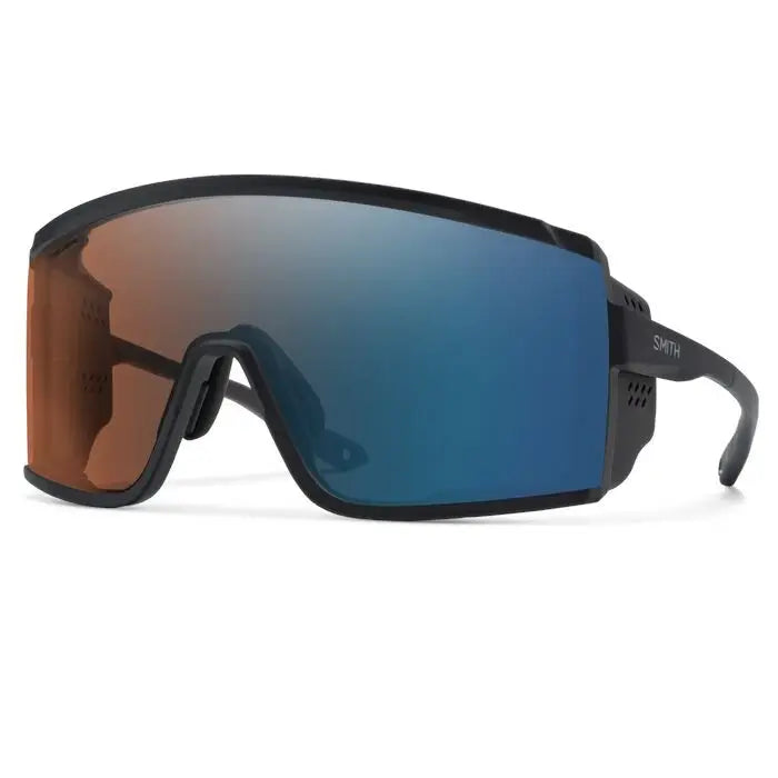 Smith Pursuit Sunglasses Matte Black / CP Glacier Photochromic Copper Blue