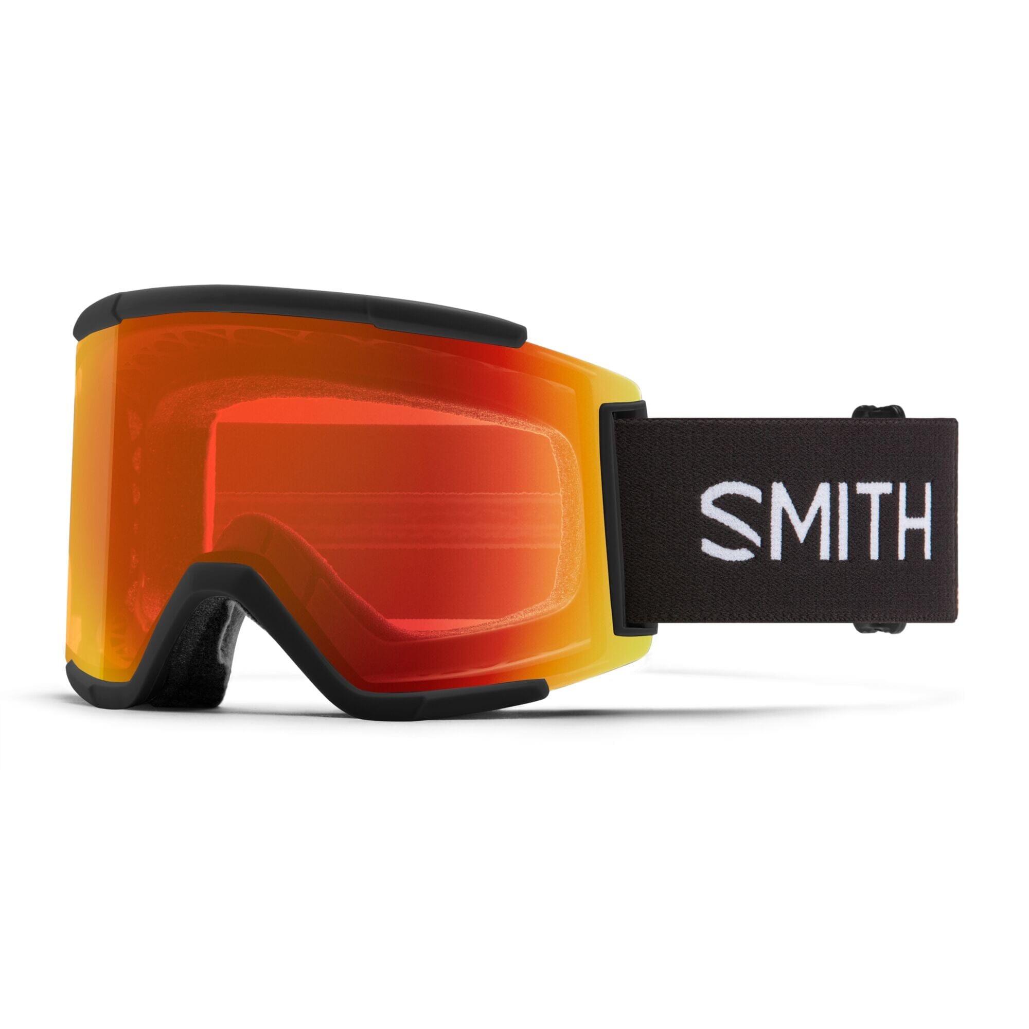 Smith Squad XL Snow Goggles 2024 Black / ChromaPop Everyday Red Mirror 25% VLT / ChromaPop Storm Yellow Flash 65% VLT