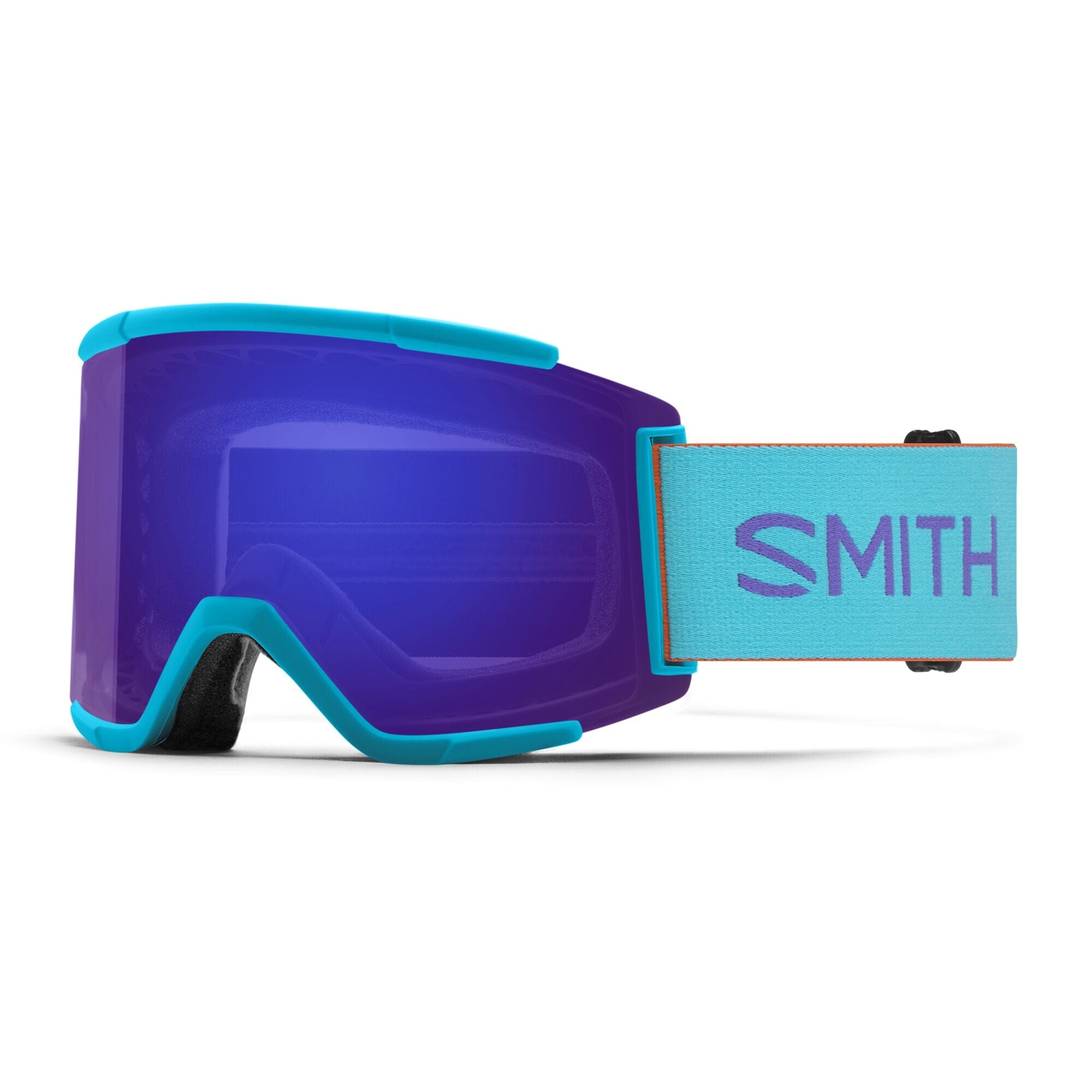 Smith Squad XL Snow Goggles 2024 Olympic Blue / ChromaPop Everyday Violet Mirror 23% VLT / Chromapop Storm Amber 67% VLT