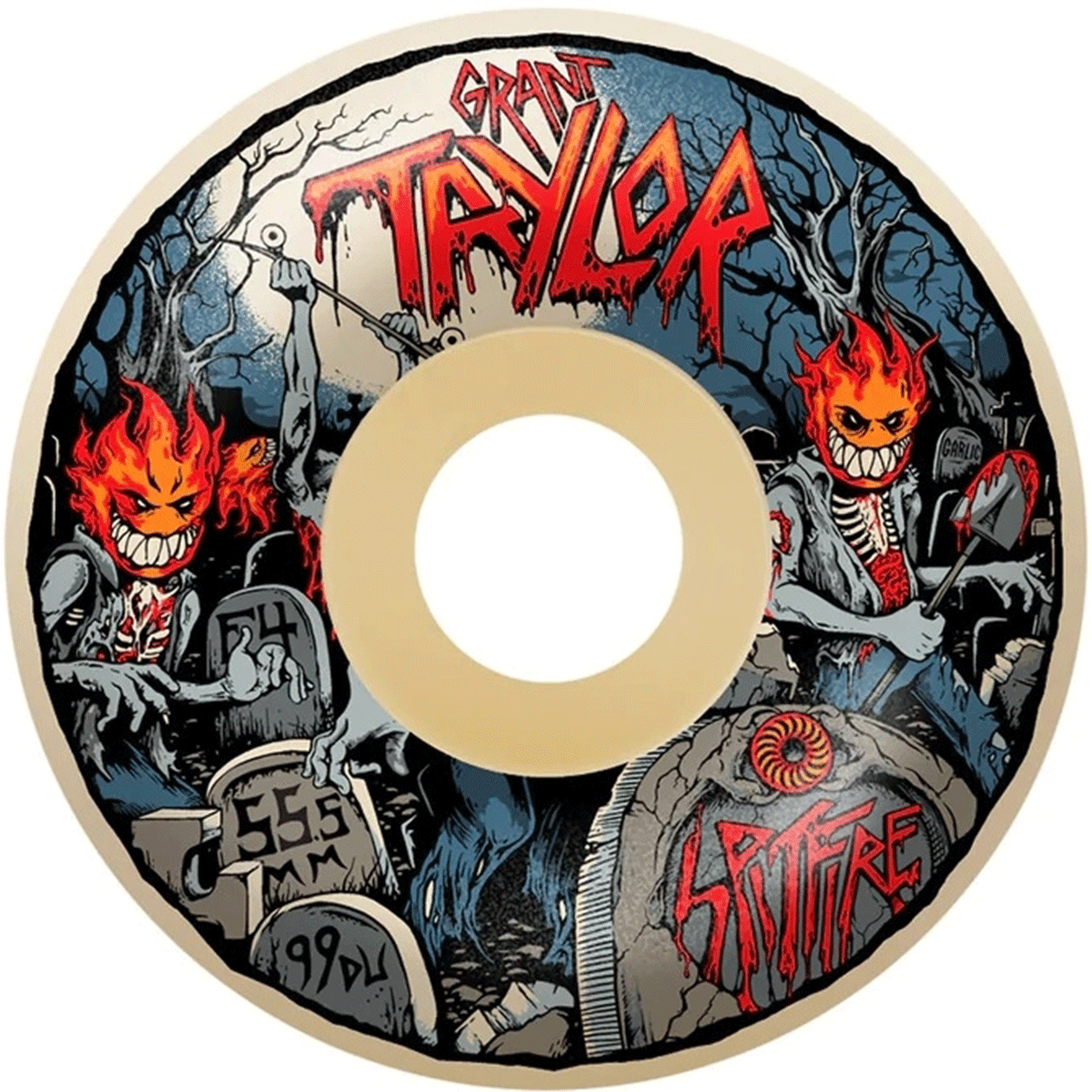 Spitfire F499 Grant Taylor Undead Radial Wheels