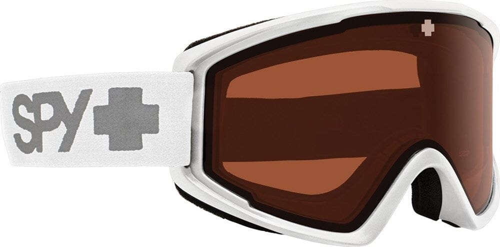 Spy Crusher Elite Persimmon Snow Goggles 2024 Matte White / Persimmon