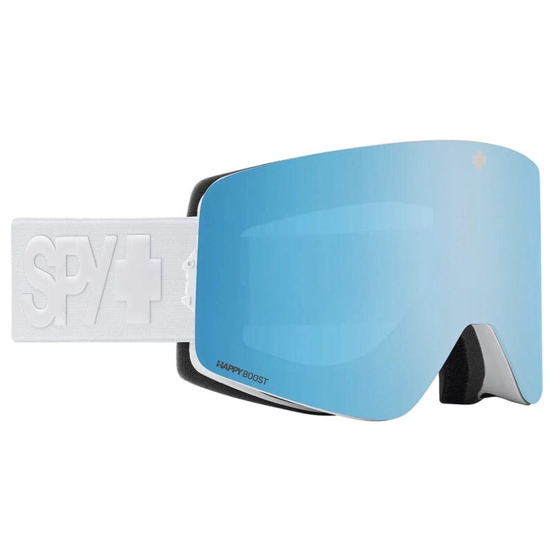 Spy Marauder Happy Boost Snow Goggles 2024 Matte White / Bronze Blue Spec Mir + Boost Grey Gr