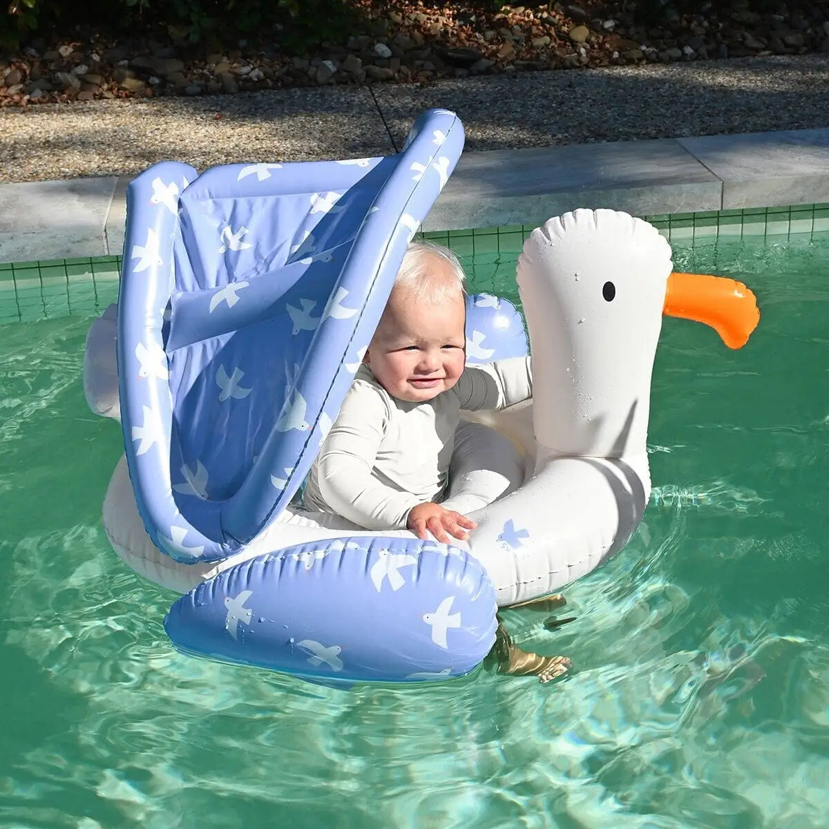 Sunnylife Baby Float Sammy the Seagull Blue