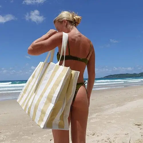 Sunnylife Carryall Beach Bag Butternut