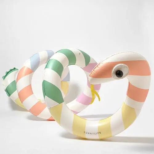 Sunnylife Giant Inflatable Noodle Poolside Sorbet Stripe