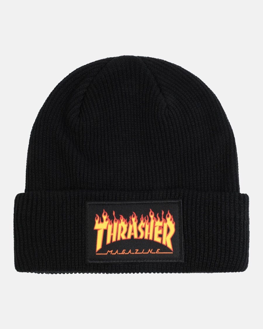 Thrasher Flame Patch Beanie
