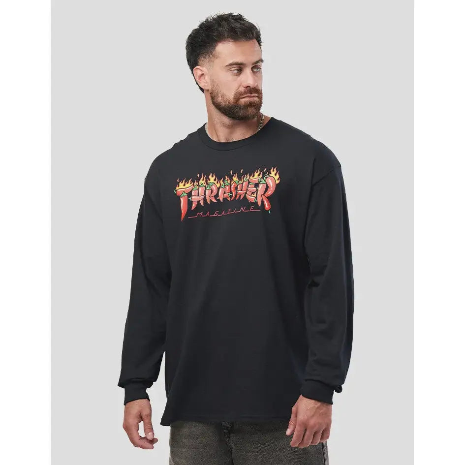 Thrasher Fuego Long Sleeve T-Shirt
