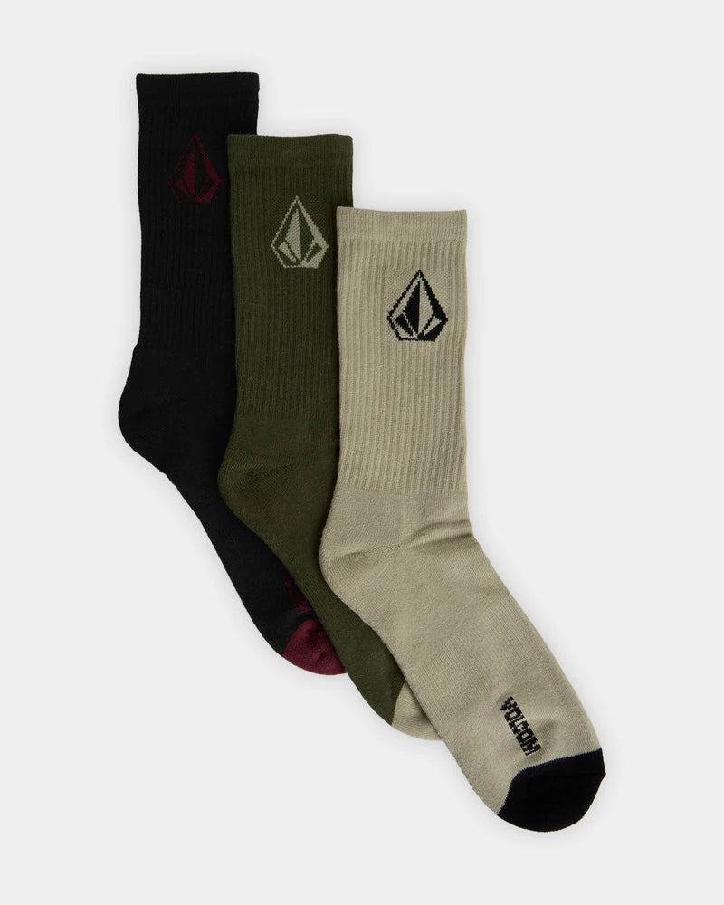 Volcom Stone 3-Pack Socks