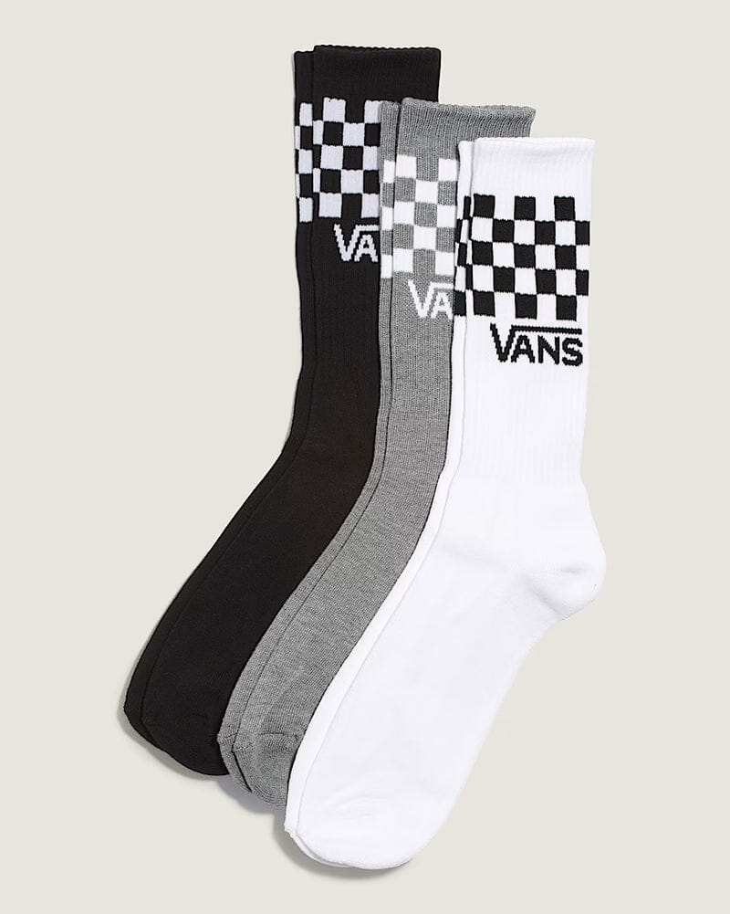 Vans Classic Check Crew 3-Pack Socks