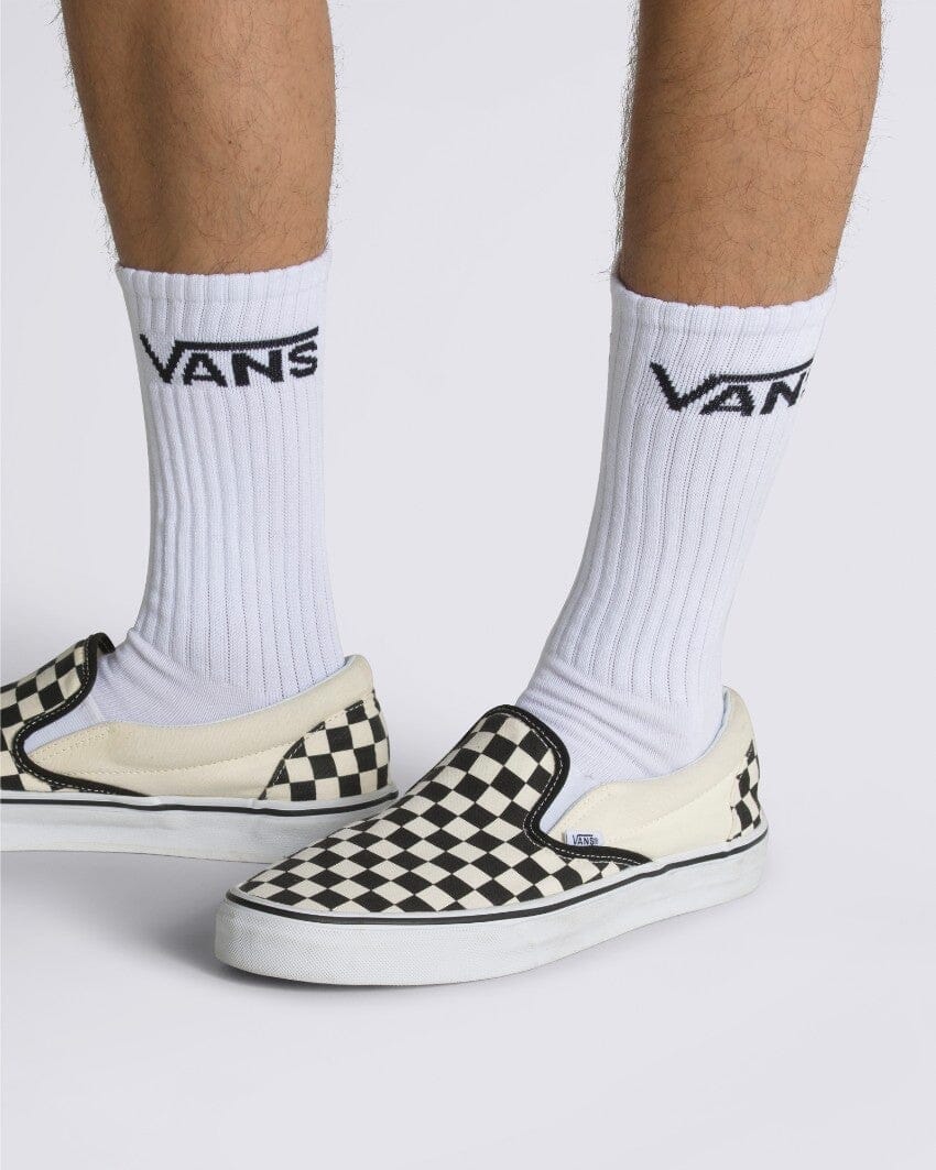 Vans Classic Crew Socks 3-Pack -White