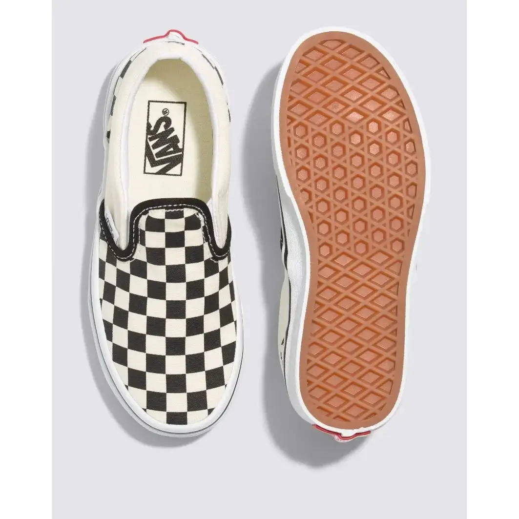 Vans Classic Slip On Checkerboard Shoes - Youth