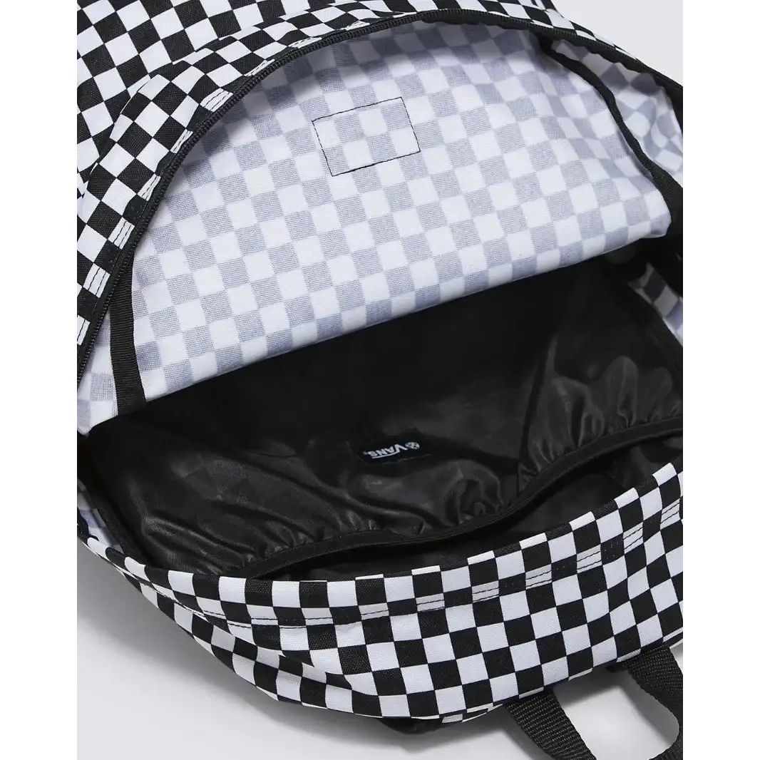 Vans Old Skool Check Backpack - Black / White